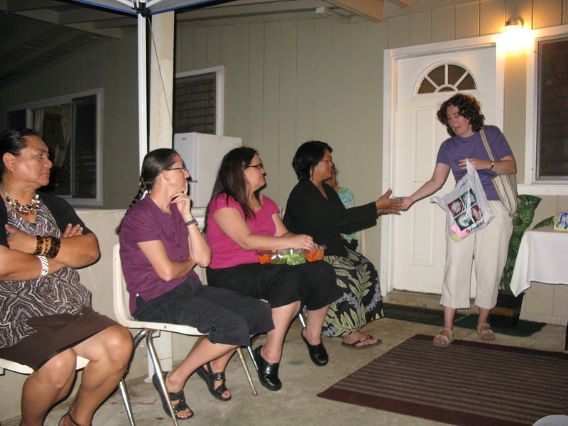 Our last house of the night was Olive Mili's house where we had dessert pupus.