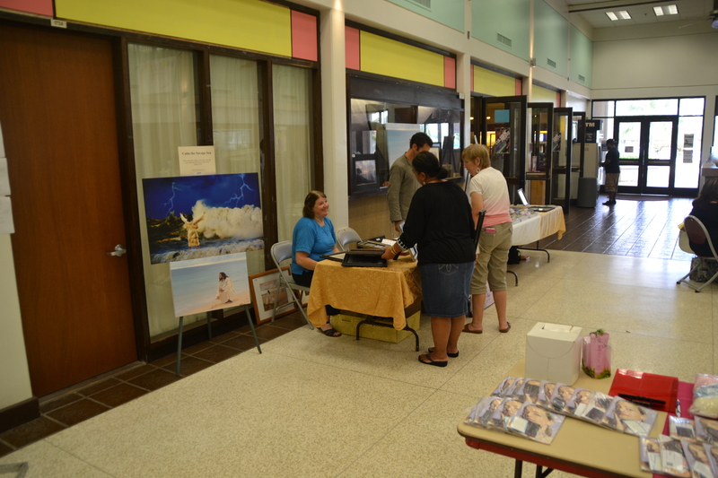 People were impressed and some even bought pieces.