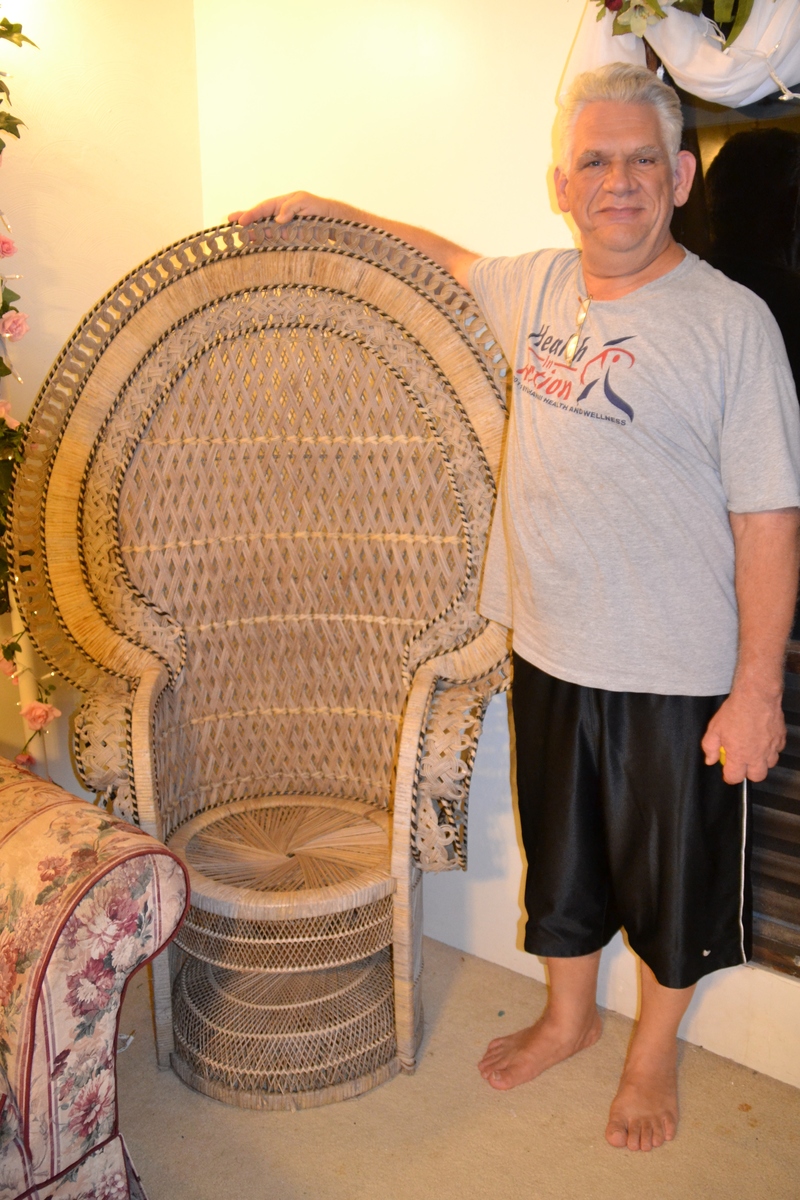 Here is Don with our newest acquisition for the Rosewold Barn's photo props.