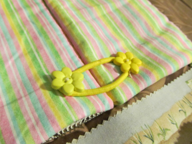 closeup of the "latch" for the shutters.