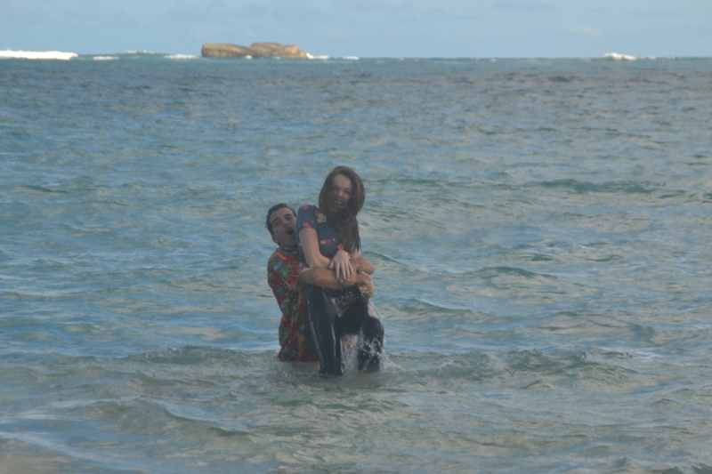 Shaun, Andrea, at Hukilau Beach