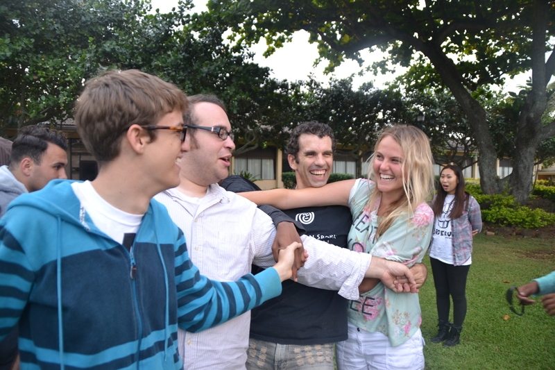 Human Knot,Preston Squires, , Cameron Abaroa, Shaun Parry,