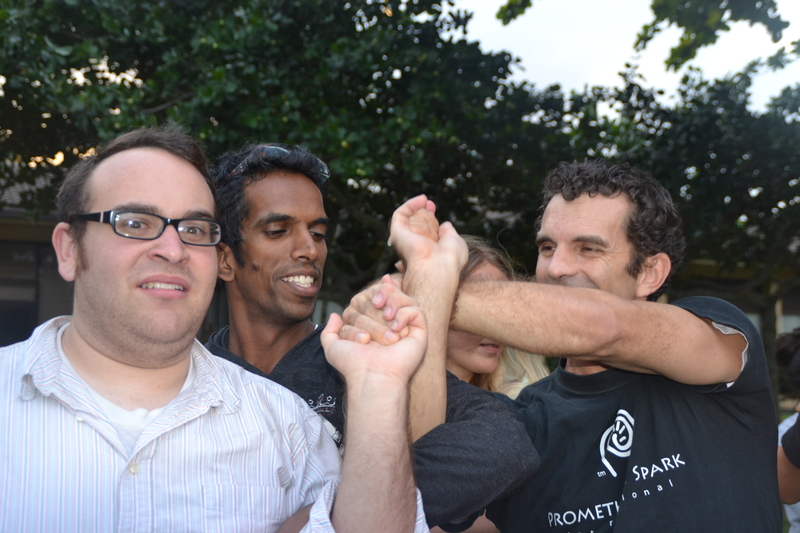 Human Knot, Cameron Abaroa